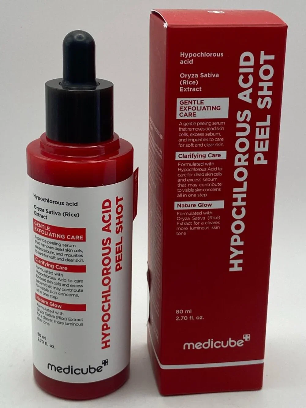 Medicube Hypochlorous Acid Peel Shot Exfoliating Serum - 80ml / 2.7 fl oz